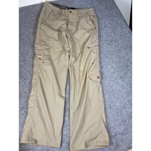 Micros Cargo Pants Mens 32x32 Khaki Baggy Outdoor Utility Tactical Workwear